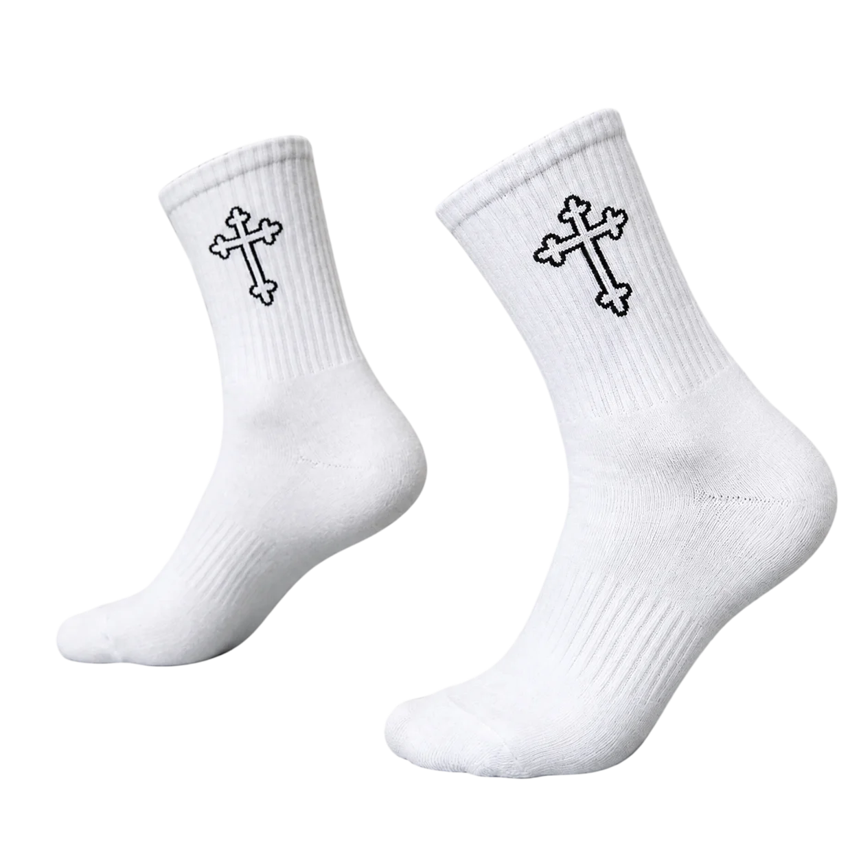 Polyester Elastane Blend Mens Crew Socks 5 Pack - 10