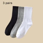 Polyester Elastane Crew Socks 6 Pairs