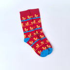 Polyester Animal Pattern Casual Mid Calf Socks