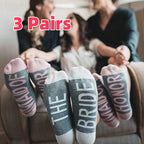Polyester Elastane Wedding Socks Set