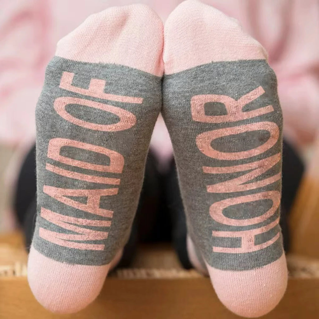 Polyester Elastane Wedding Socks Set