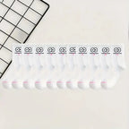 Polyester Blend Expression Print Crew Socks