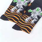Polyester Elastane Crew Socks Alien Print