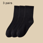 Polyester Elastane Crew Socks 6 Pairs