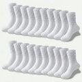 Polyester Elastane Knit Crew Socks