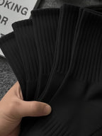20 Pair Polyester Elastane Blend Mid Calf Crew Socks