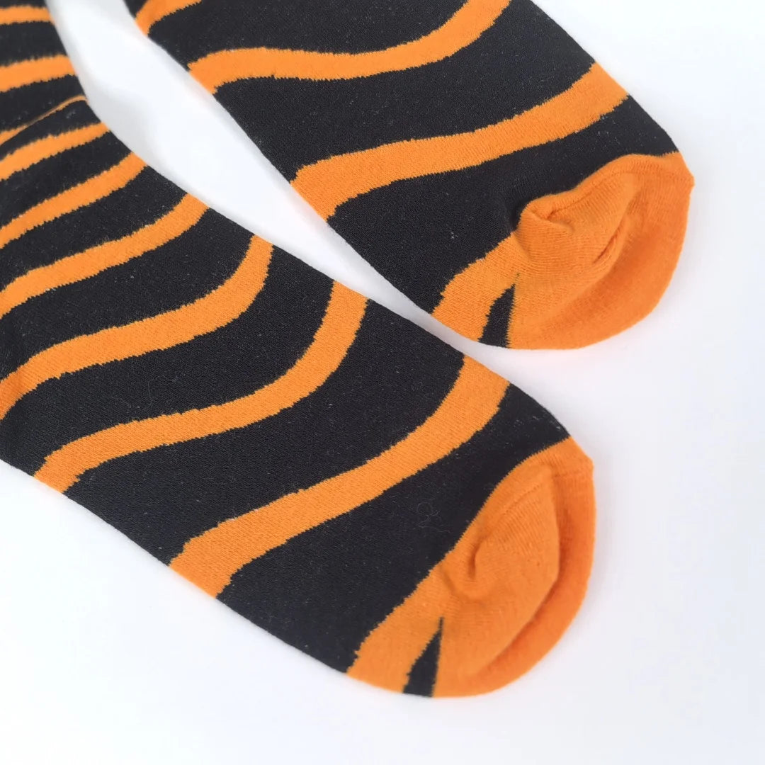Polyester Elastane Crew Socks Alien Print