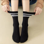 Polyester Elastane Crew Socks 6 Pairs