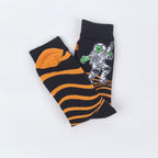 Polyester Elastane Crew Socks Alien Print