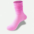 Polyester Elastane Blend Mid Calf Casual Socks 10 Pack