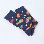 Polyester Animal Pattern Casual Mid Calf Socks