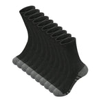 Polyester Elastane Unisex Crew Socks 10 Pack