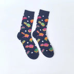 Polyester Animal Pattern Casual Mid Calf Socks
