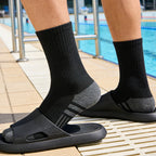 5 Pair Polyester Elastane Crew Socks
