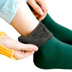 Thick Velvet Fleece Lined Winter Socks