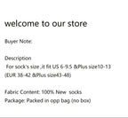 Polyester Elastane Breathable Black Crew Socks