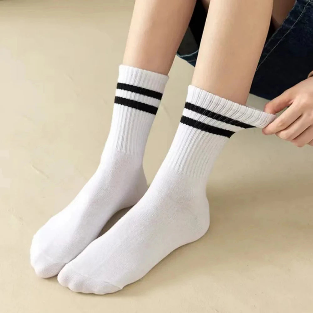 Polyester Elastane Crew Socks 6 Pairs - 3