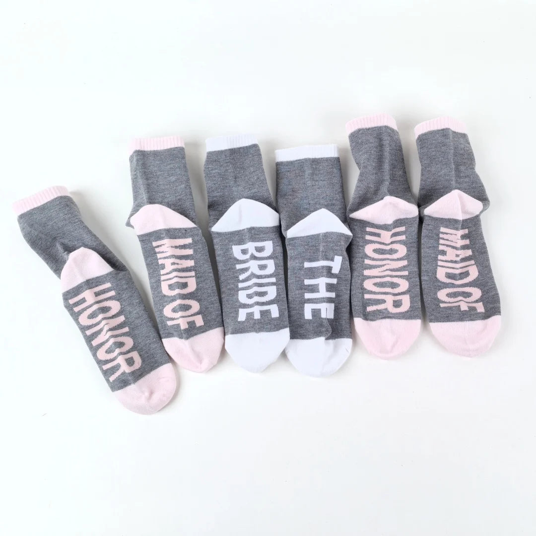 Polyester Elastane Wedding Socks Set - 2