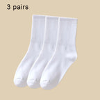 Polyester Elastane Crew Socks 6 Pairs