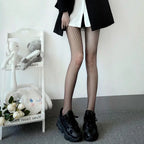 Nylon Mesh Fishnet Tights High Waist Pantyhose