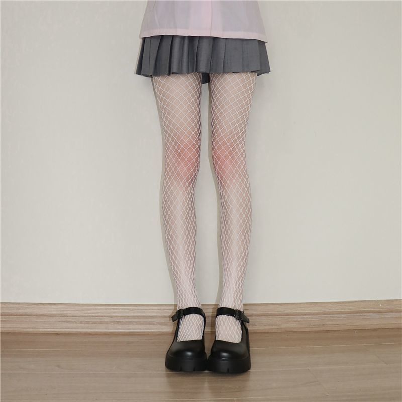 Nylon Mesh Fishnet Tights High Waist Pantyhose - 10