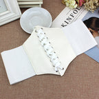 Synthetic Leather Waist Cincher Corset Belt