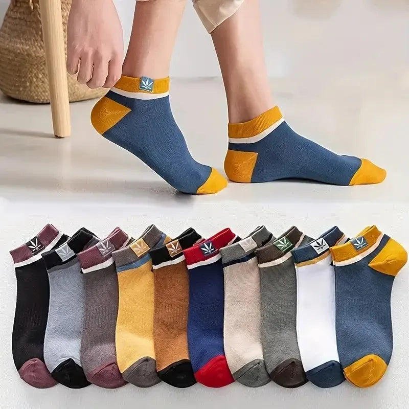 Cotton Blend Low Cut Casual Ankle Socks