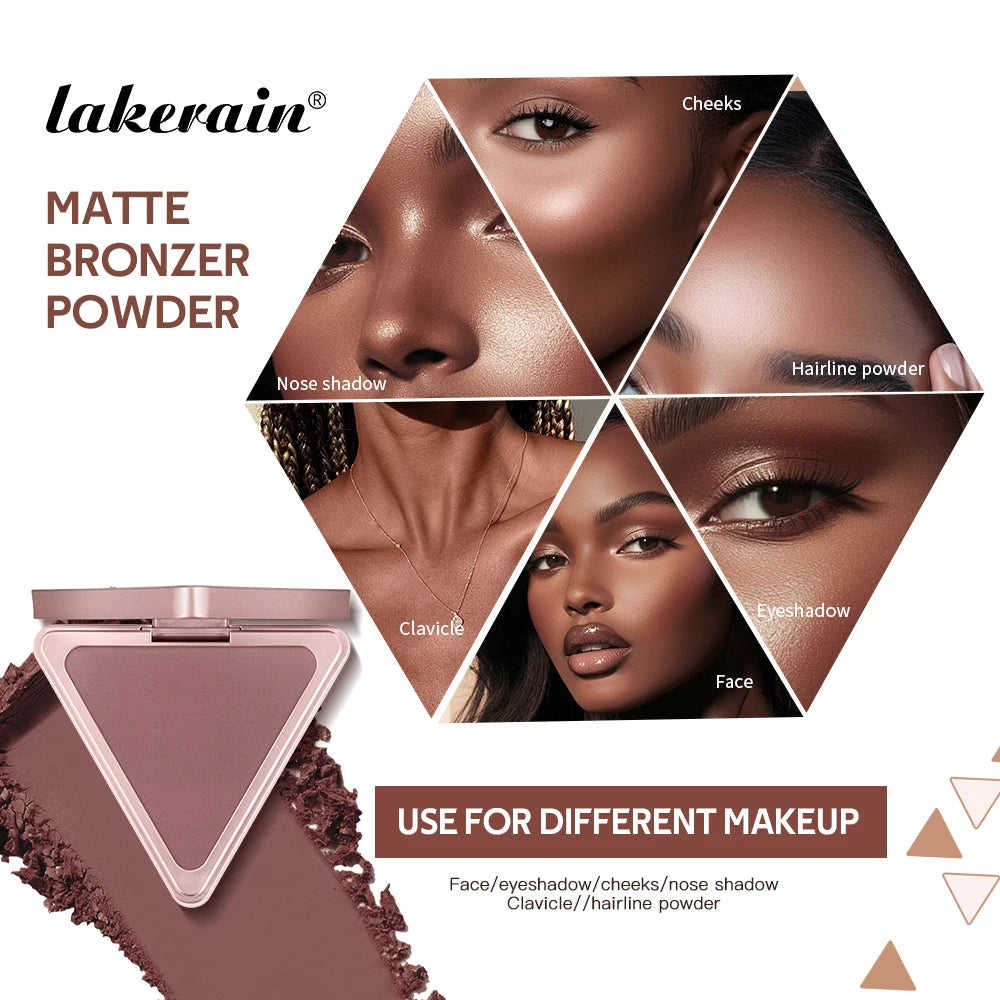 Matte Bronzer Powder Face Contour Makeup - 11