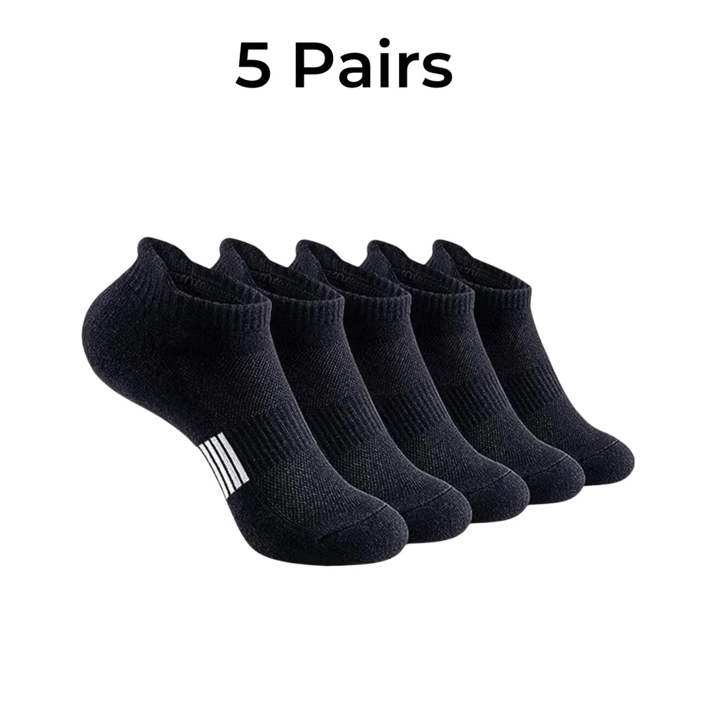Polyester Elastane Athletic Ankle Socks