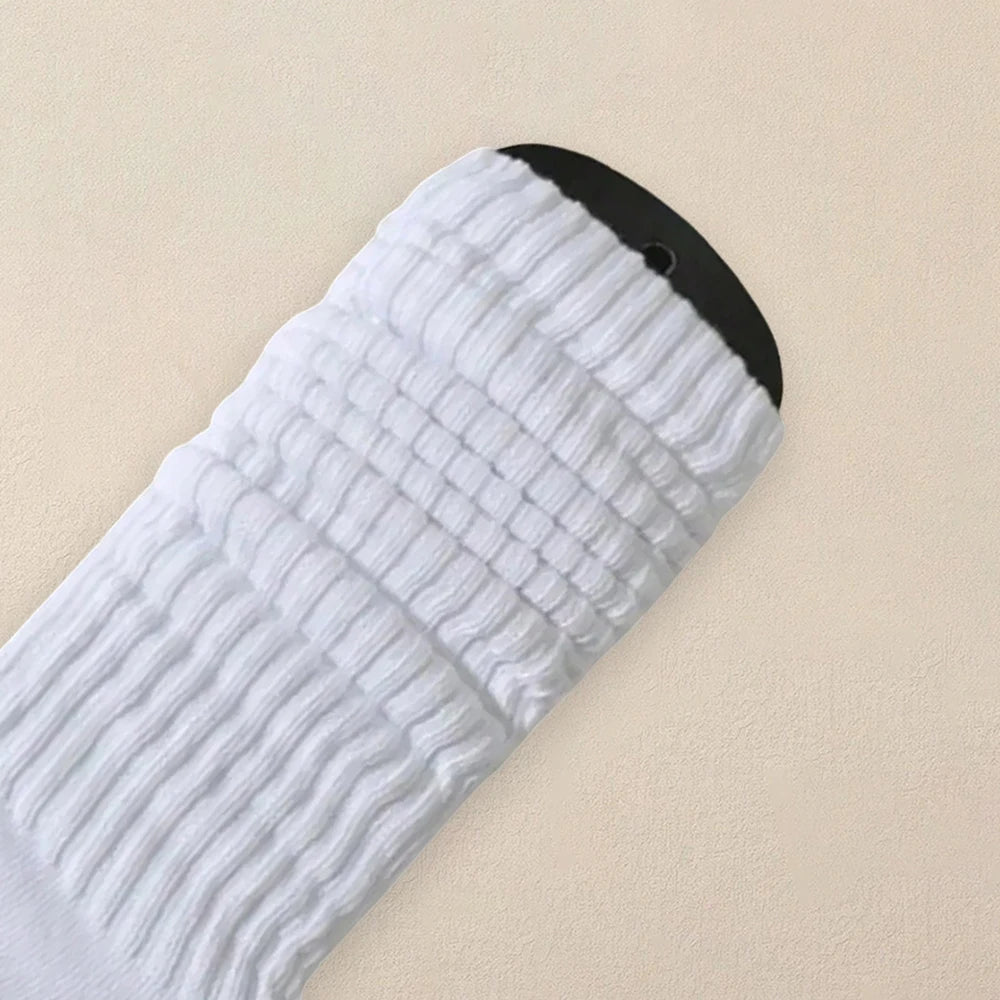 3 Pairs Polyester Spandex Mid Tube Socks