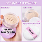 Matte Loose Face Powder for Long Lasting Makeup Setting