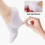 Polyester Spandex Low Cut Invisible Women Casual Socks