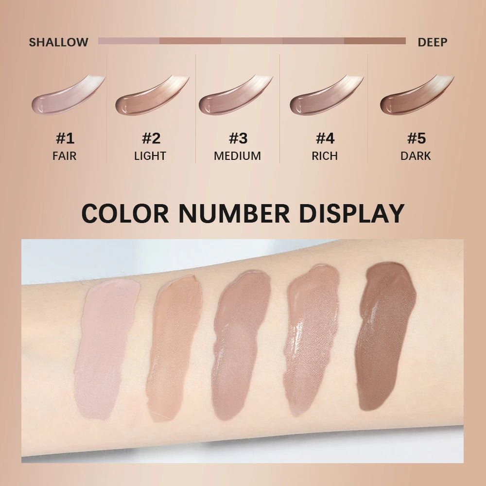 Liquid Foundation Moisturizing Tinted Face Cream - 6