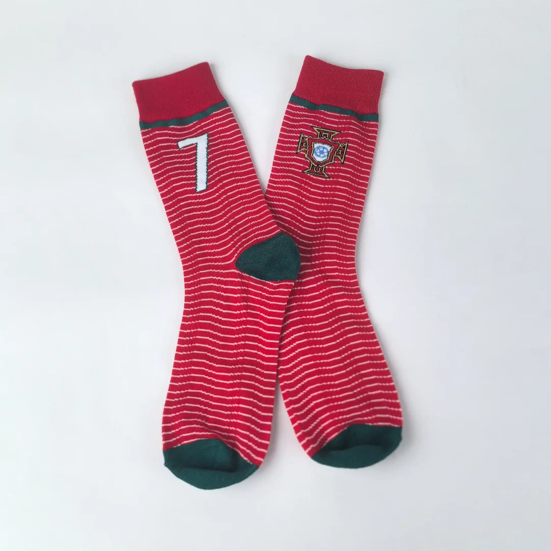 Cotton Polyester Knee High Athletic Socks
