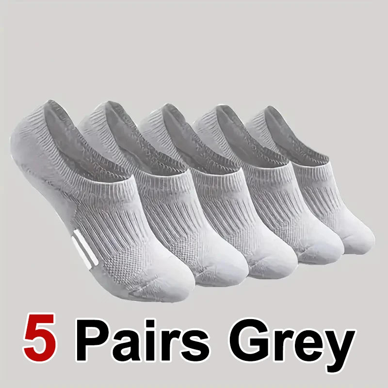 Polyester Spandex Low Cut Invisible Women Casual Socks - 14