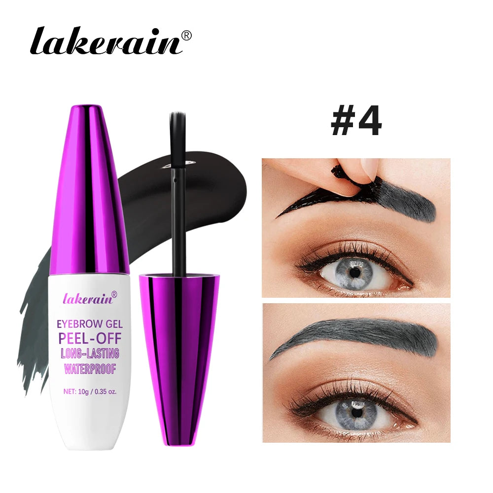 Waterproof Peel Off Eyebrow Tint Gel Long Lasting Tattoo Cream