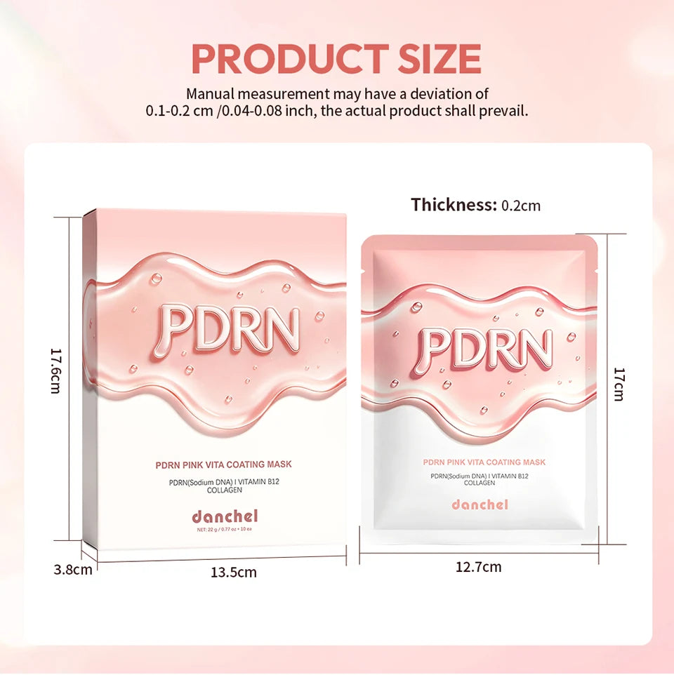 Salmon DNA PDRN Vitamin Gel Sheet Mask 10 Pack