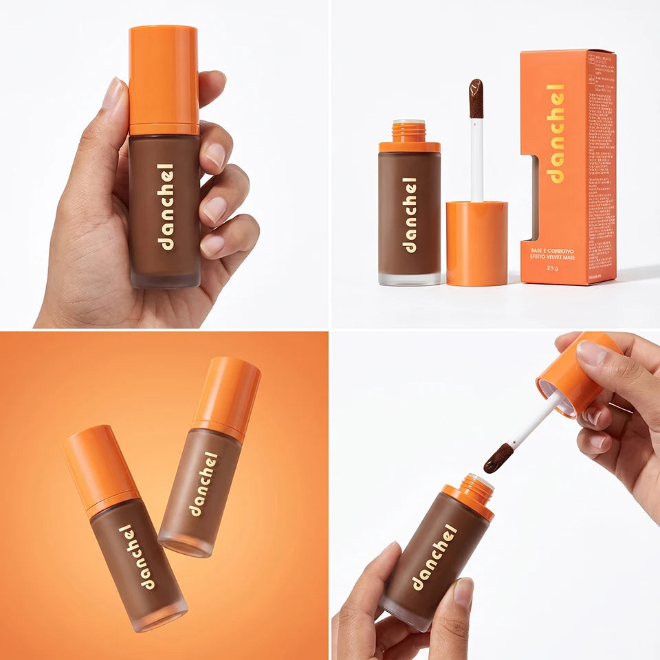 Liquid Foundation and Concealer Velvet Matte Finish