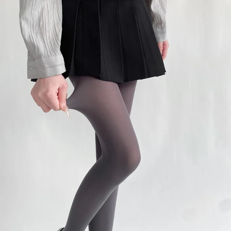 Nylon Elastane Solid Color Opaque Tights