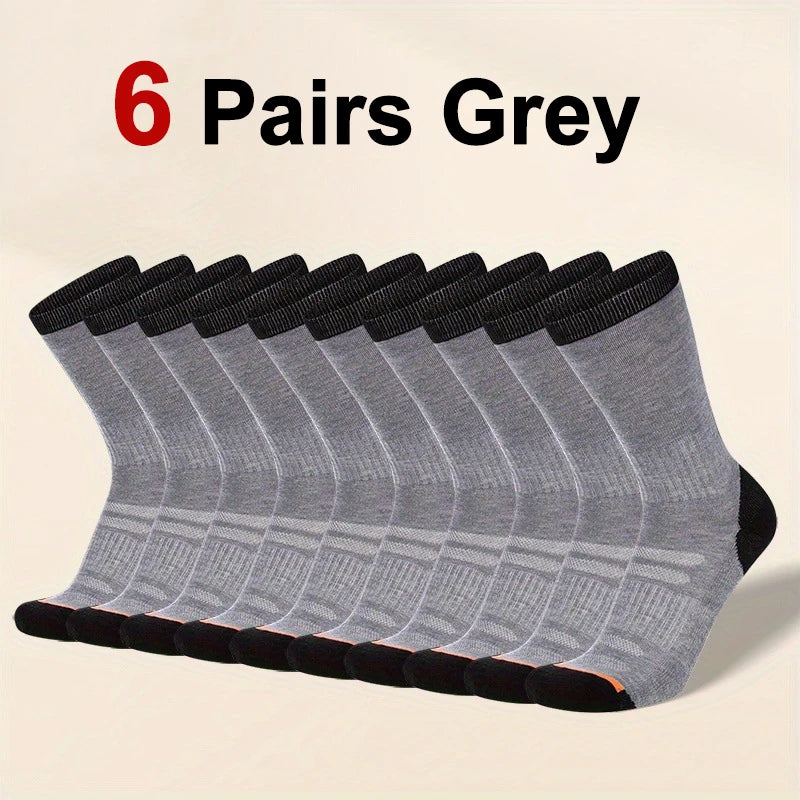Polyester Elastane Crew Socks For Men - 14