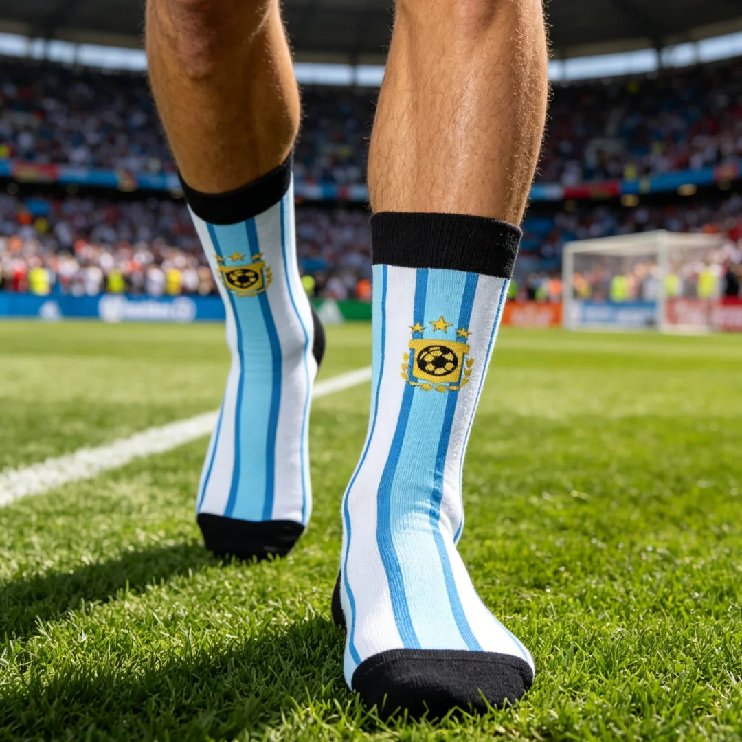 Cotton Polyester Knee High Athletic Socks - 8