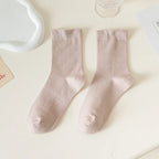 Polyester Blend Middle Tube Casual Socks