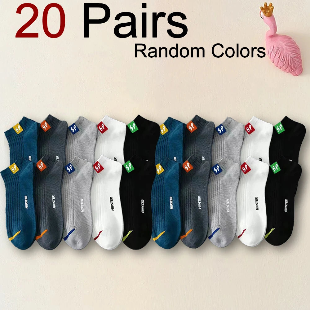 Polyester Spandex Ankle Socks Breathable Sports Casual Footwear