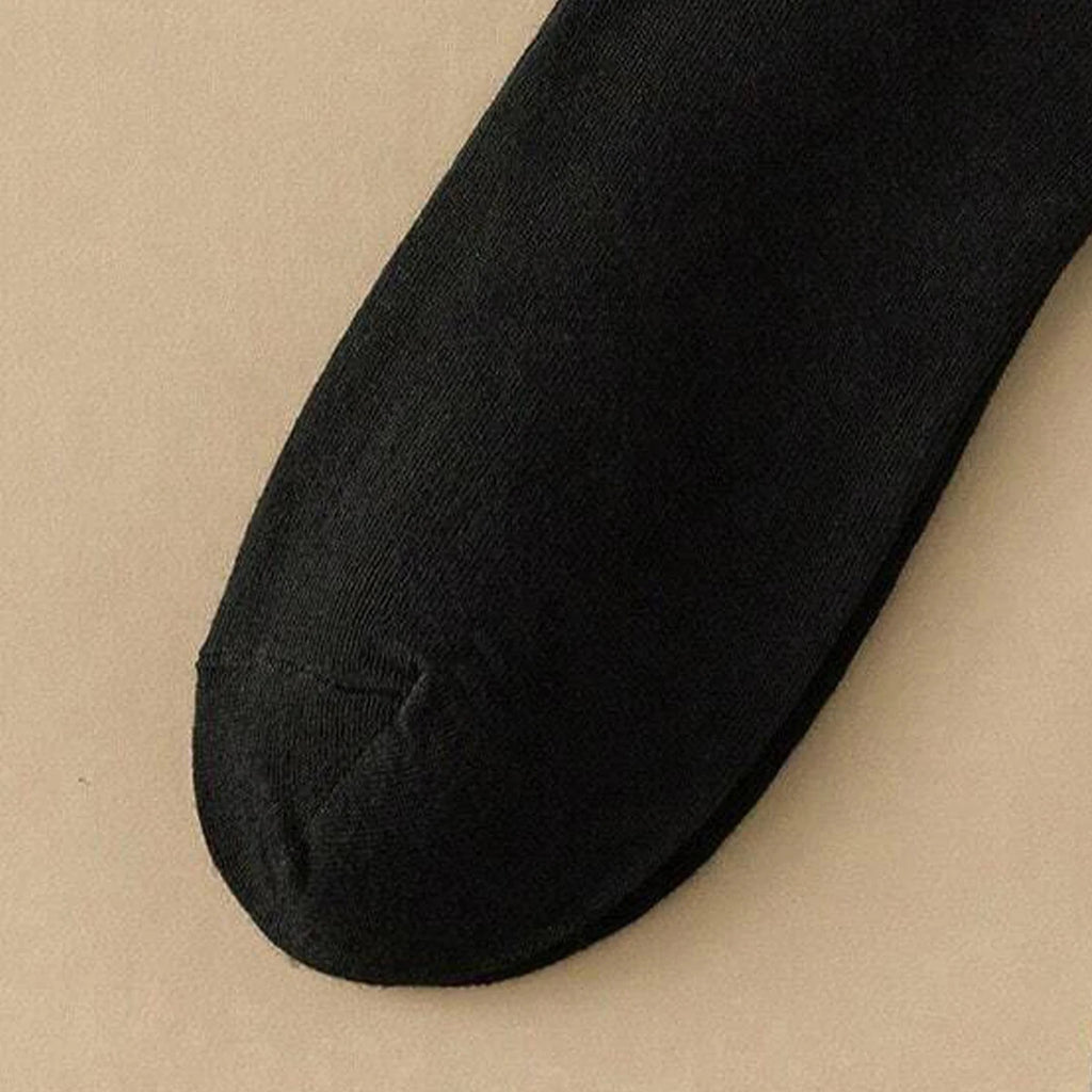 Polyester Elastane Knit Crew Socks