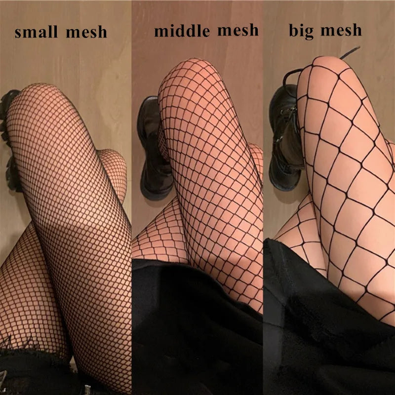 Nylon Mesh Fishnet Tights for Women