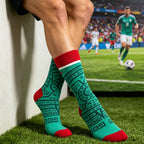 Cotton Blend Knee High Soccer Fan Socks