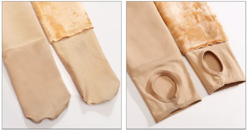 Fleece Lined Elastic Thermal Tights