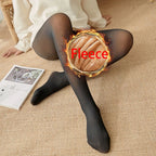 Fleece Lined Thermal Tights High Waist Pantyhose