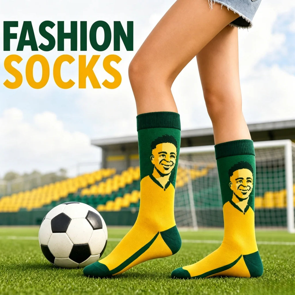 Cotton Polyester Knee High Athletic Socks