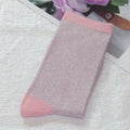 Metallic Knit Women Casual Socks